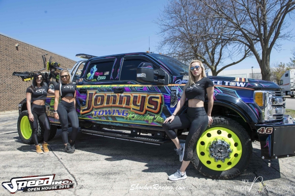 Adriannka, Lex, and Alice for ShockerRacing Girls at Speed Inc Open House 2018